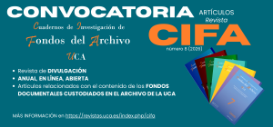 Llamada para publicar CIFA número 8 (2026)
