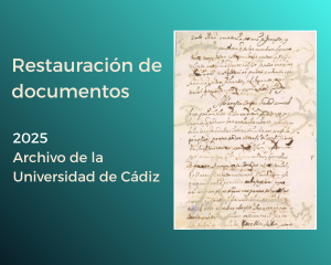 Restauración de nuevos documentos en el Archivo
