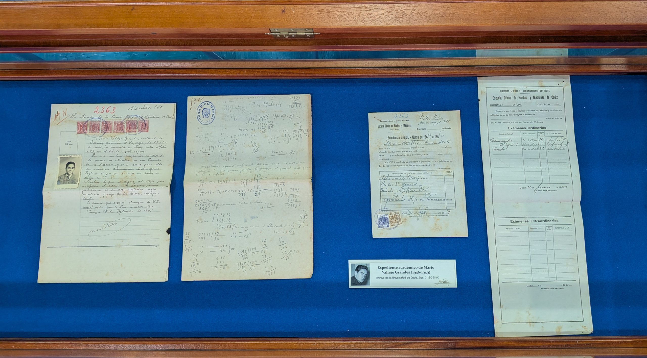 Exposición “Mario Vallejo Grandes: un legado de conocimiento”