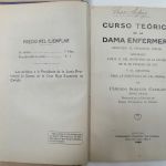 Curso teórico de la dama enfermera, Cándido Soriano Catalán, 1920. Colección de F. Herrera Rodríguez