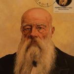 Sello y tarjeta máxima dedicada a don Federico, a partir del cuadro que le hizo Pastorino. Colección de F. Herrera Rodríguez
